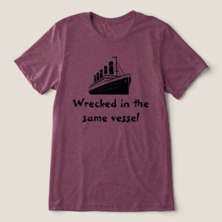AA Wrecked In the Same Vessel design Tri-Blend Shirt
