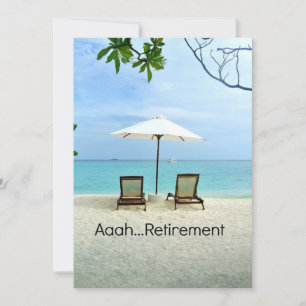 Aaah...Retirement Card