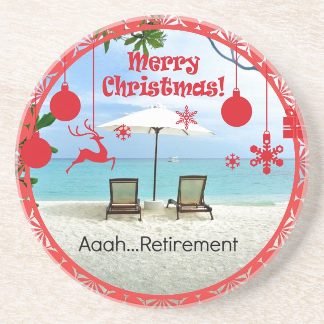 Aaah...Retirement,  Coaster (Front)