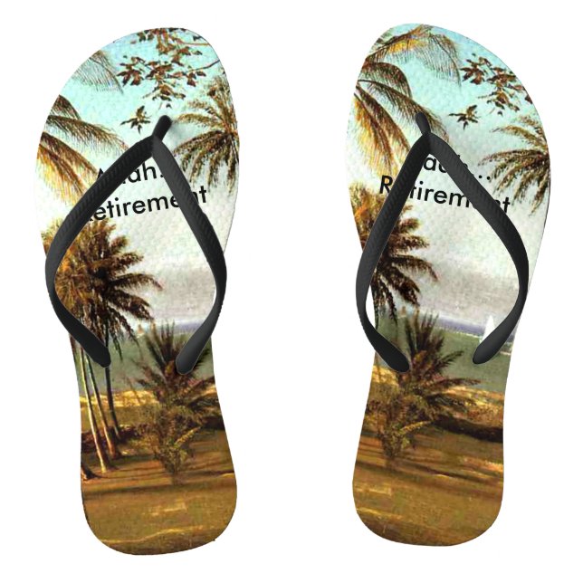 Aaah...Retirement, Florida Scene Thongs (Footbed)