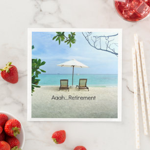 Aaah...Retirement Napkin