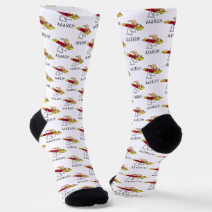 AAARGH! Funny scared nervous dog agility teeter Socks