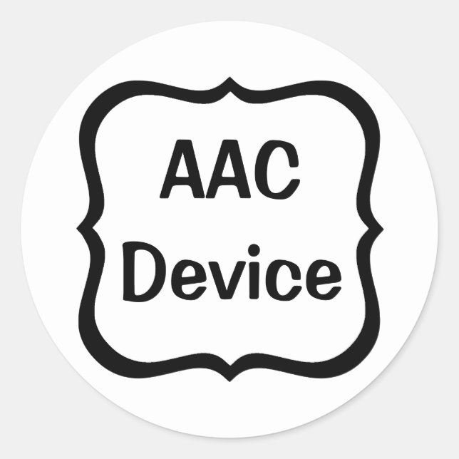 AAC label black (Front)