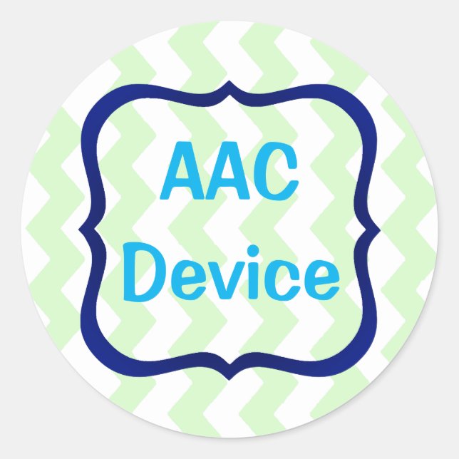 AAC label green (Front)