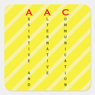 AAC label yellow