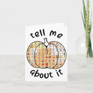 Aac Pumpkin Tell Me About It Speech Pathology Sped Card