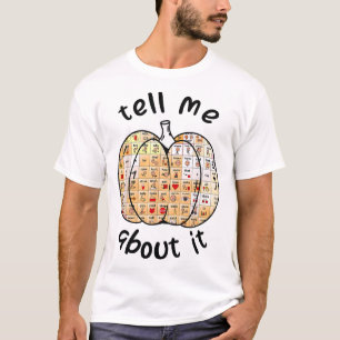 Aac Pumpkin Tell Me About It Speech Pathology Sped T-Shirt