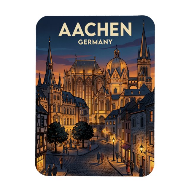 Aachen Germany Magnet (Vertical)
