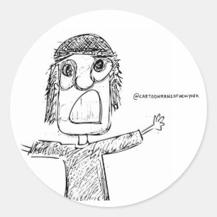 Aahhh! Classic Round Sticker