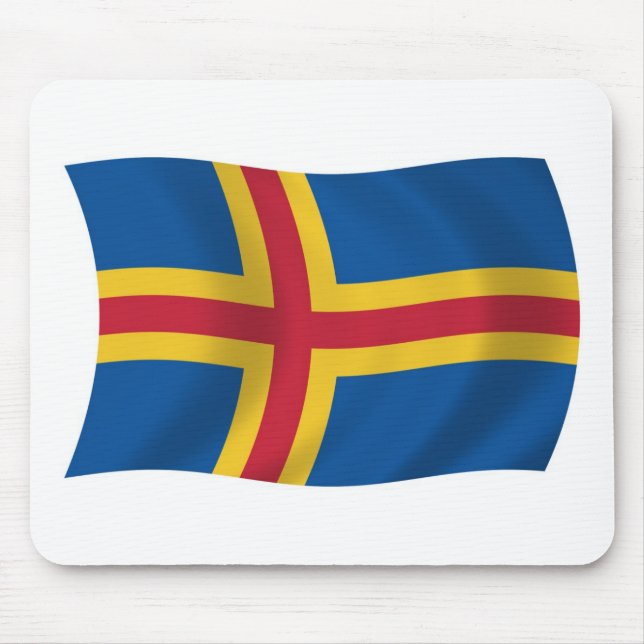 Aaland Flag Mousepad (Front)