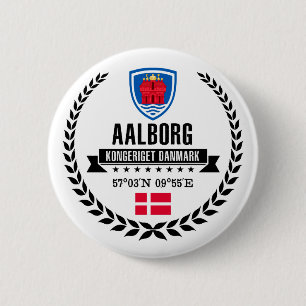 Aalborg 6 Cm Round Badge