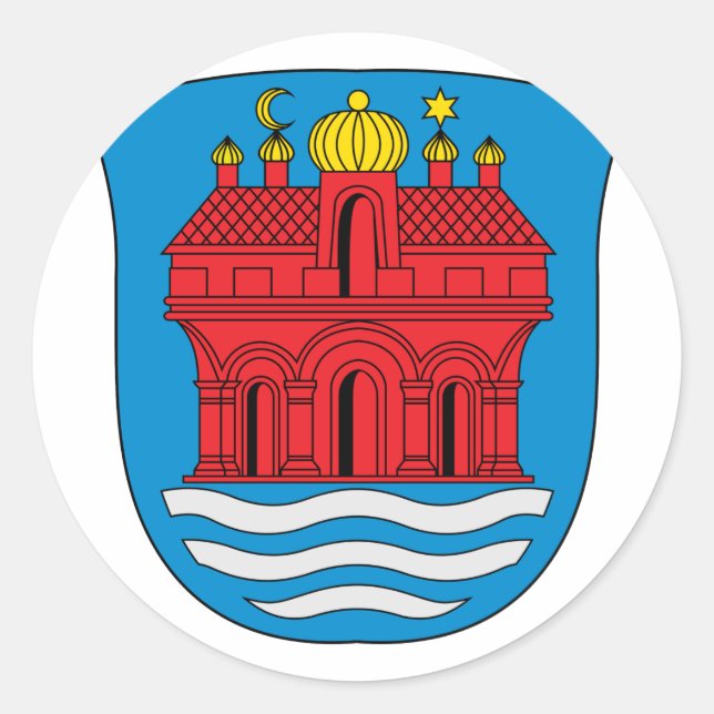 aalborg, Denmark Classic Round Sticker (Front)