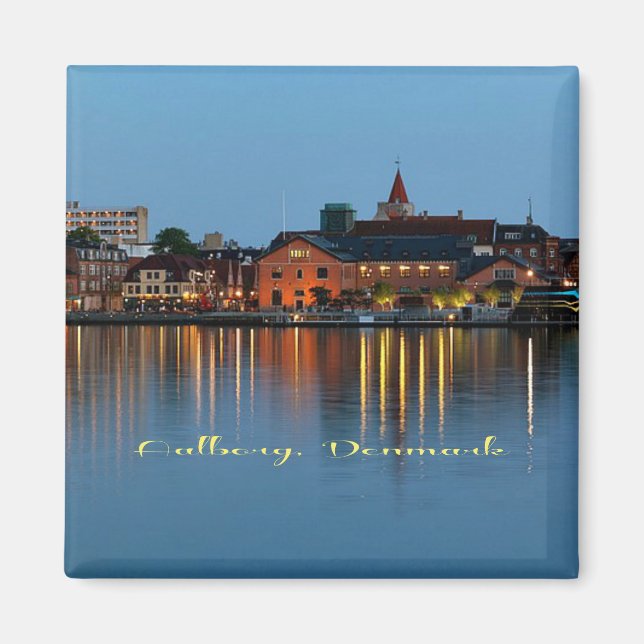 Aalborg, Denmark scenic photograph, Magnet (Front)