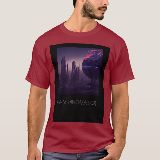 AAM INNOVATOR for Air Taxi UAM VTOL EVTOL T-Shirt (Front)