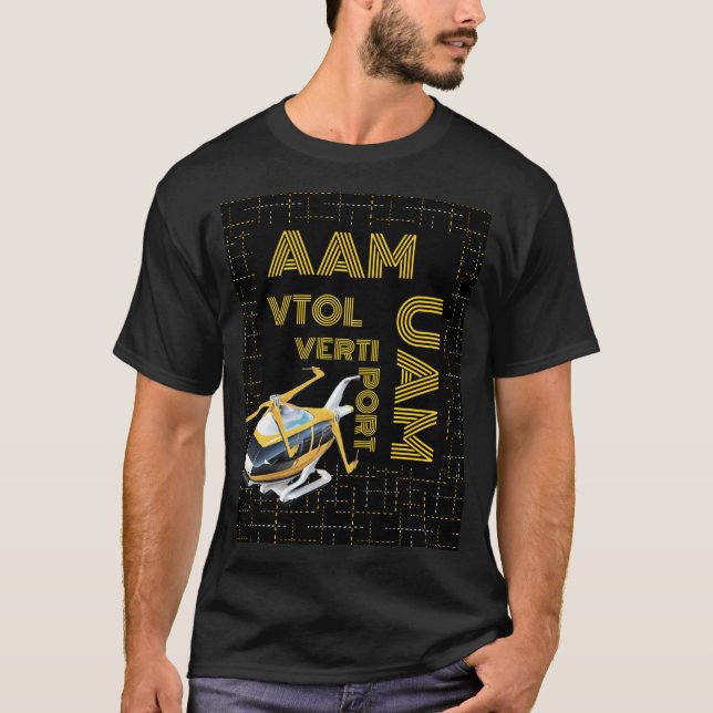 AAM VTOL VERTIPORT UAM T-Shirt (Front)