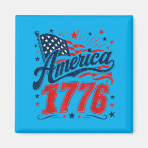 Aamerica 1776 4th Of July 250th Anniversary Men Magnet