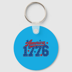 Aamerica 1776 Womens 250 Anniversary Usa Patriotic Key Ring