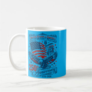 Aamerica 250th Anniversary Bald Eagle Aamerican Coffee Mug