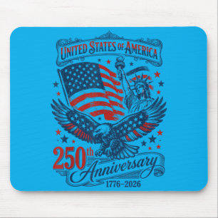 Aamerica 250th Anniversary Bald Eagle Aamerican Mouse Pad