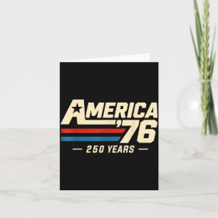 Aamerica 76 Retro 250 Years 1776 2026 250th Card