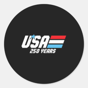 Aamerica 76 Retro 250 Years 1776 2026 250th Usa Classic Round Sticker