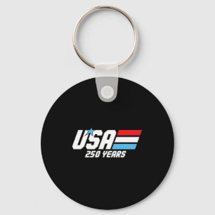 Aamerica 76 Retro 250 Years 1776 2026 250th Usa Key Ring