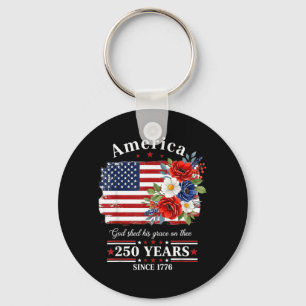 Aamerica God Shed Grace On Thee 250 Years Since Key Ring