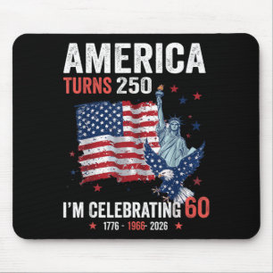 Aamerica Turns 250 Celebrating 60 Patriotic Mouse Pad