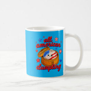 Aamerican Dumpling 4th Of July Foodie Kawaii Kids Coffee Mug