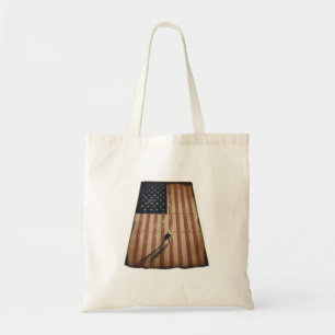 Aamerican Flag Hockey Tote Bag