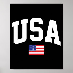 Aamerican Flag Stars Es 4th Of July Patriotic Usa Poster