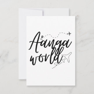 AANGAWORLD  INVITATION