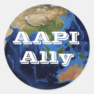 AAPI Ally Classic Round Sticker