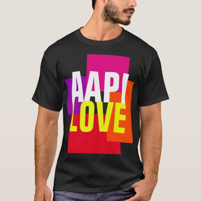 aapi Love Typography T-Shirt (Front)