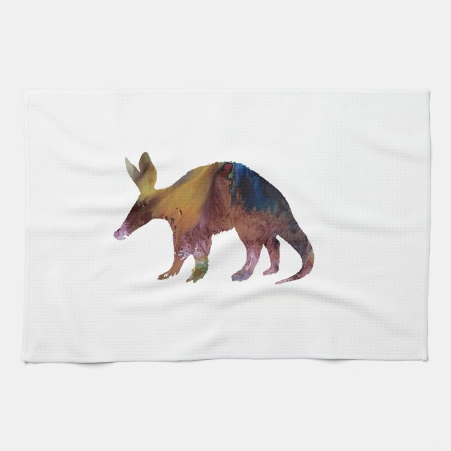 Aardvark Art Tea Towel (Horizontal)