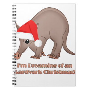 Aardvark Christmas Notebook