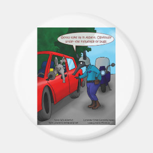 Aardvark Driving While Bugged Funny Tees Mugs Gift Magnet