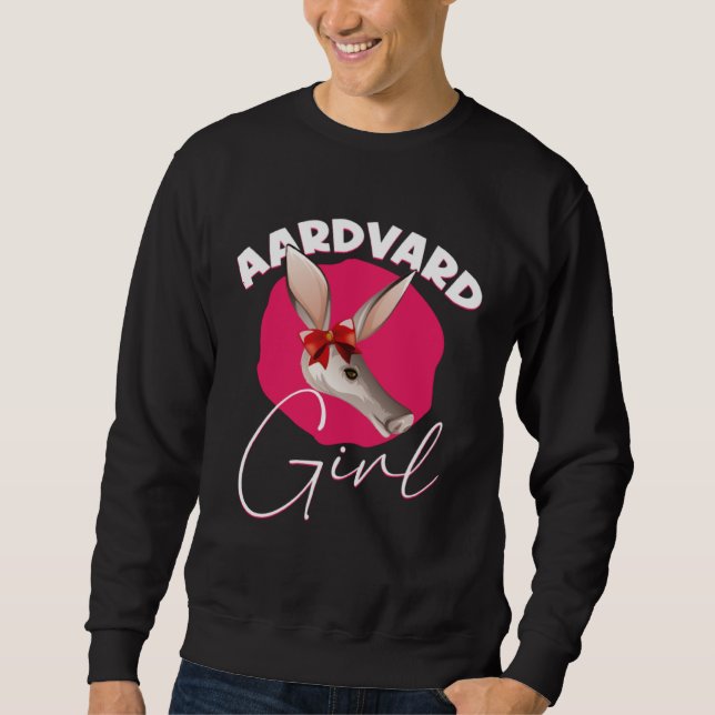 Aardvark Girl Ant Eater Aardvark Sweatshirt (Front)
