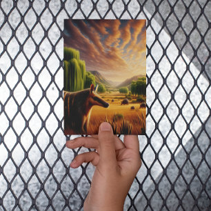 Aardvark in Sunlit Field Postcard