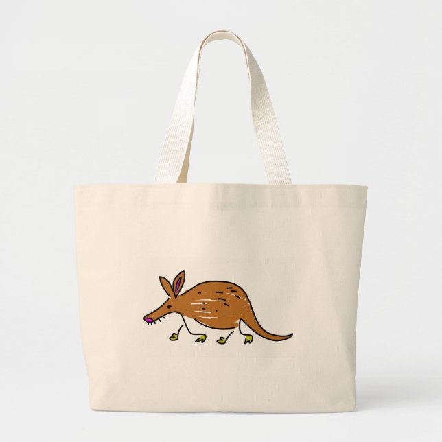 aardvark large tote bag (Front)