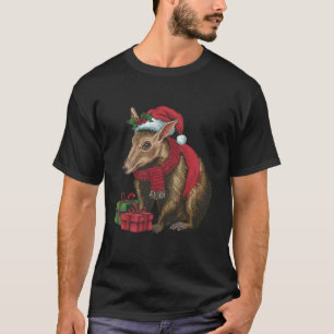 Aardvark Lover Xmas Holiday Santa Aardvark Christm T-Shirt