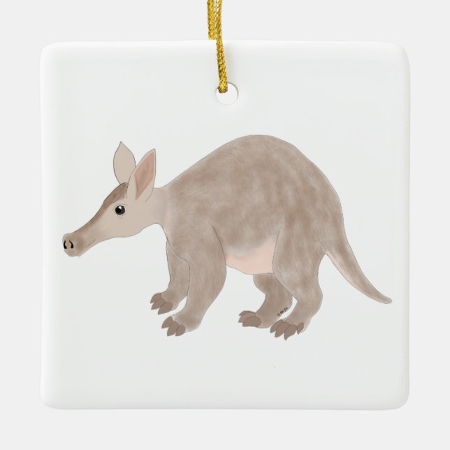 Aardvark Ornament (Front)
