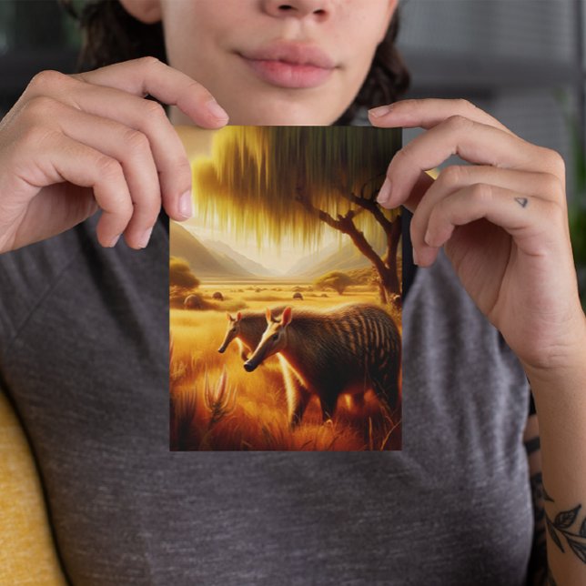 Aardvark Serene Wildlife Harmony Postcard (Creator Uploaded)