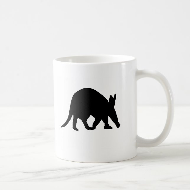 Aardvark silhouette coffee mug (Right)