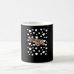 Aardvark Theme Baby Girl Pink Nursery Room Heart A Coffee Mug