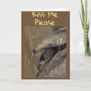 AARDVARK WILL "LOVE YOU FOREVER" KISS ME! CARD