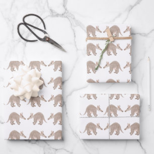 Aardvark Wrapping Paper Sheets