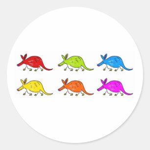 Aardvarks Classic Round Sticker