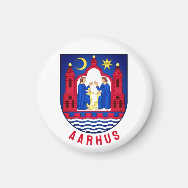 Aarhus coat of arms - DENMARK Magnet (Front)