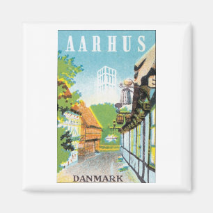 AARHUS, Danmark Magnet